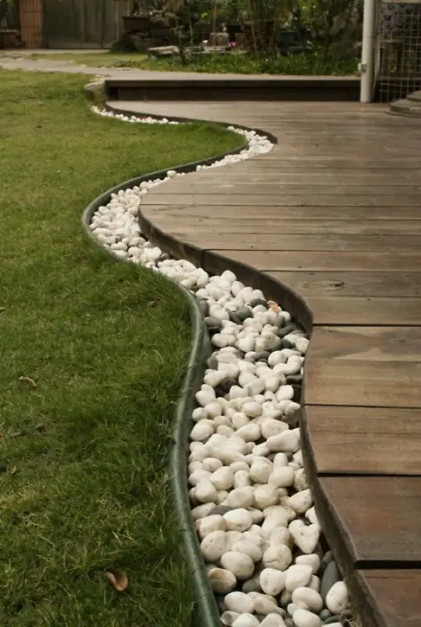 17 ideas del uso de piedras en el diseño para la casa y el jardÃn ... De creativo Piedra camino