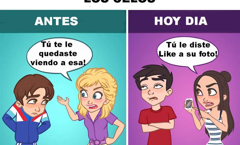Ilustraciones que muestran lo mucho que Internet ha cambiado nuestras vidas