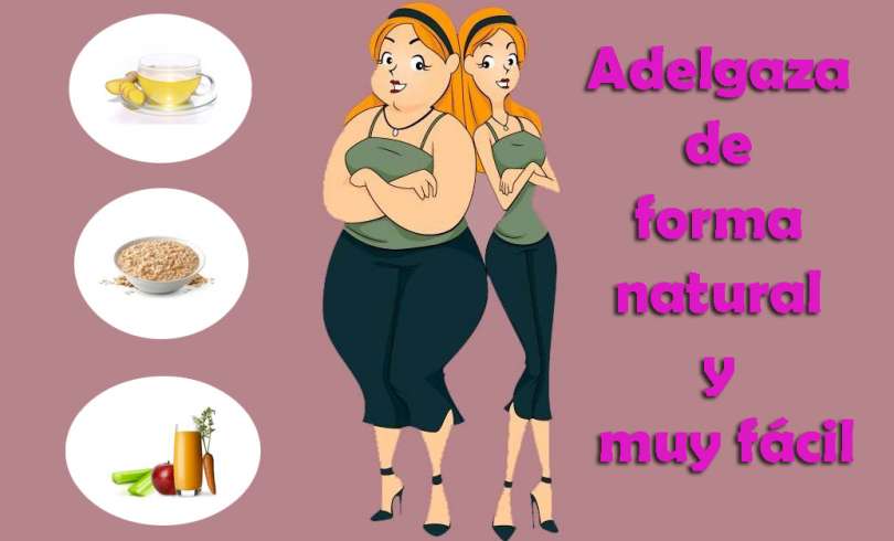 Adelgaza de forma natural y de manera muy fácil con estas 3 recetas