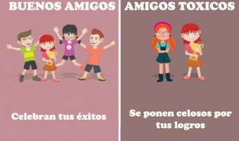 Diferencias entre buenos amigos y amigos tóxicos