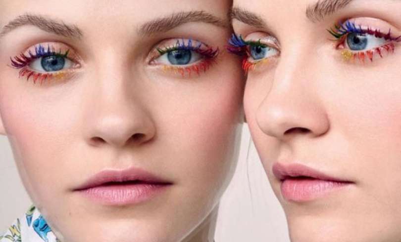 Las pestañas tipo arcoiris son la nueva tendencia en belleza