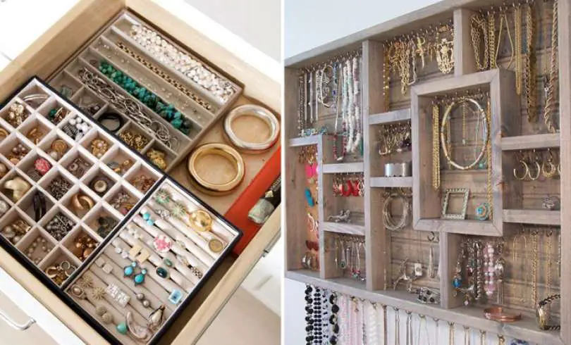 20 hermosos joyeros para tu cuarto