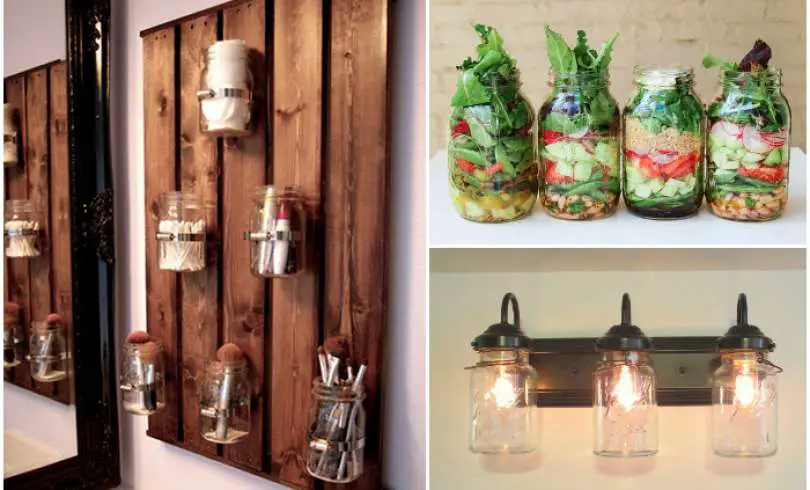 Ideas de decoración usando botellas de vidrio