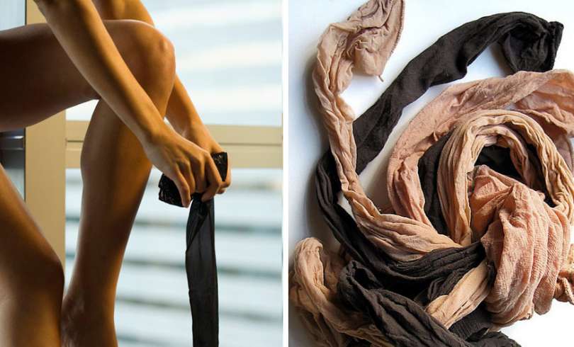 Que hacer con las pantimedias viejas y dañadas