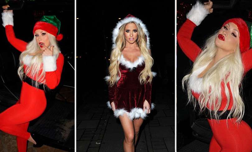 Los outfits más SEXYS de SANTA de las famosas de este 2016