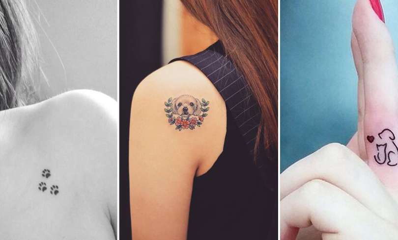 20+ ideas de tatuajes de perros para chicas