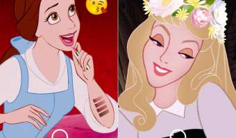 Si las Princesas Disney tuvieran Snapchat