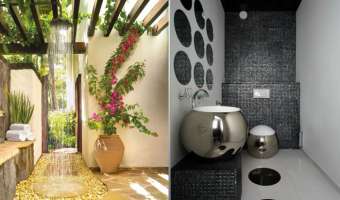 17 diseños audaces y originales de baños pequeños