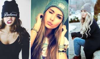 20+ outfits con beanie para el invierno que te encantarán
