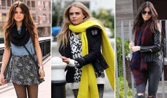 20 ideas para lucir bufanda con tu outfit esta temporada