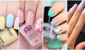 Ideas de uñas color pastel que te harán lucir más bella