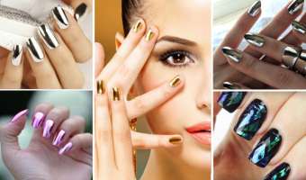 Uñas efecto espejo o metálico siguen en tendencia esta temporada
