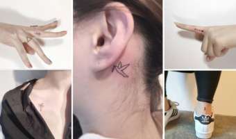 50 hermosos tatuajes minimalistas para chicas