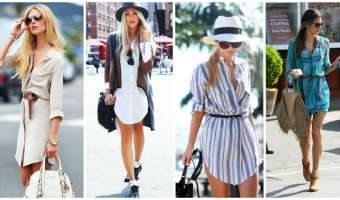 Aprender a utilizar las camisas como vestido para esta temporada