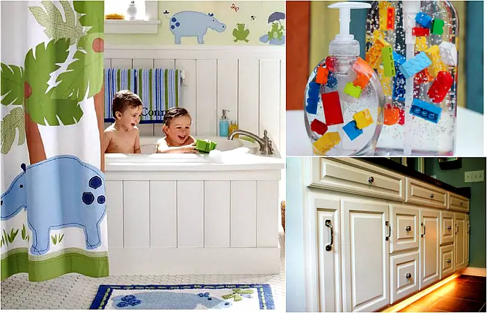 15 trucos sencillos para ayudar a hacer del baño un lugar interesante y seguro para los niños