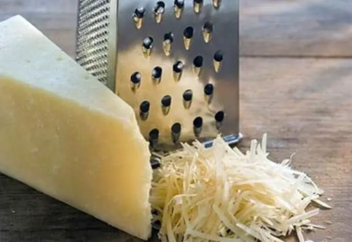 El truco para el rallador de queso.