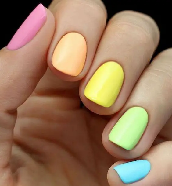 Nail art colors - Uñas de colores: 