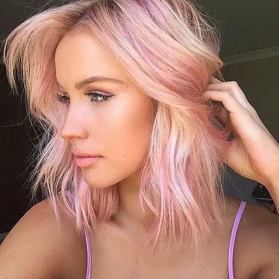 Upgrade your blonde beach waves by dying your locks to Pantone's Color of the Year — Rose Quartz.: 