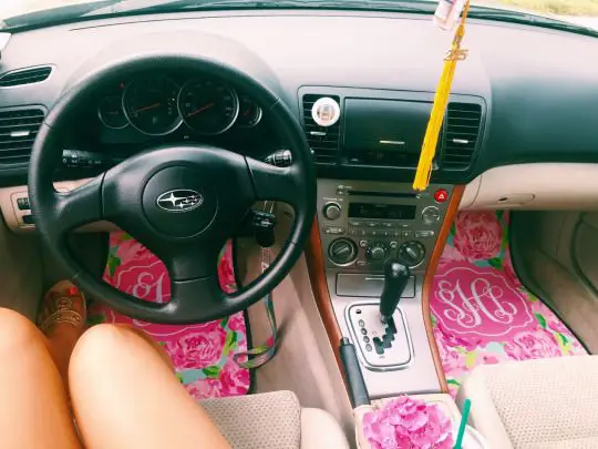 This is SO corny - and i love it. Lilly Pulitzer monogrammed floor carpet: 