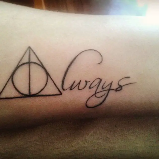 Harry Potter siempre tatuaje 2