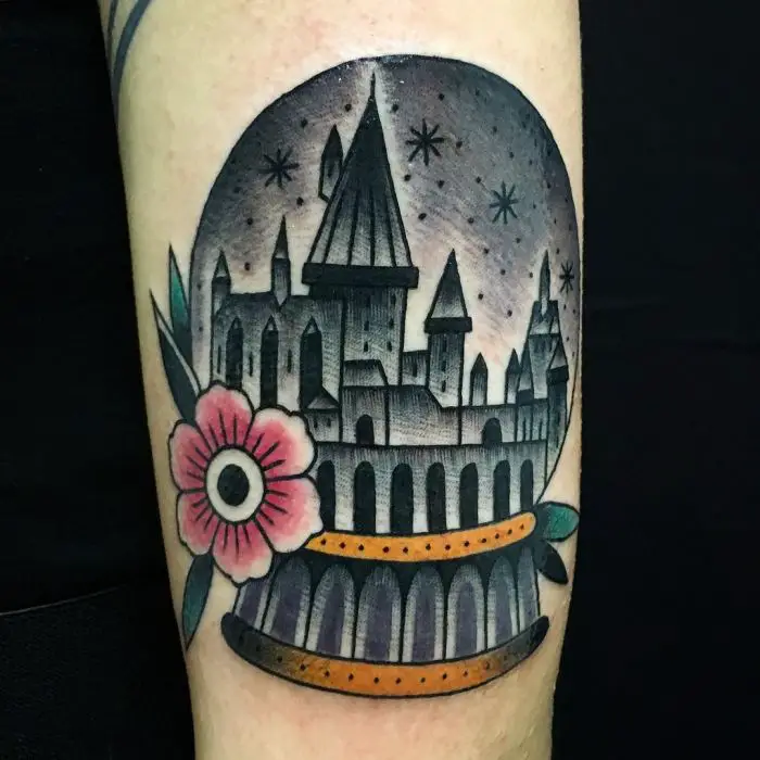 Hogwarts Harry Potter tatuaje 3