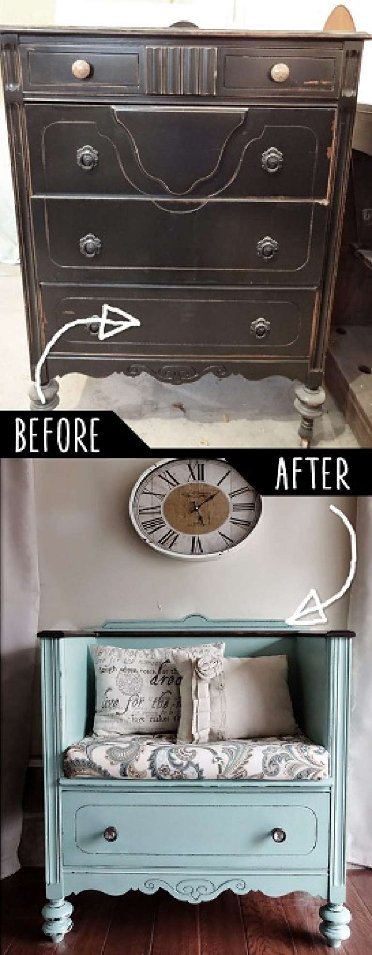 31 transformaciones de cosas antiguas para decorar cualquier hogar