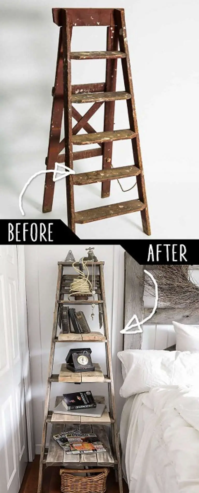 31 transformaciones de cosas antiguas para decorar cualquier hogar