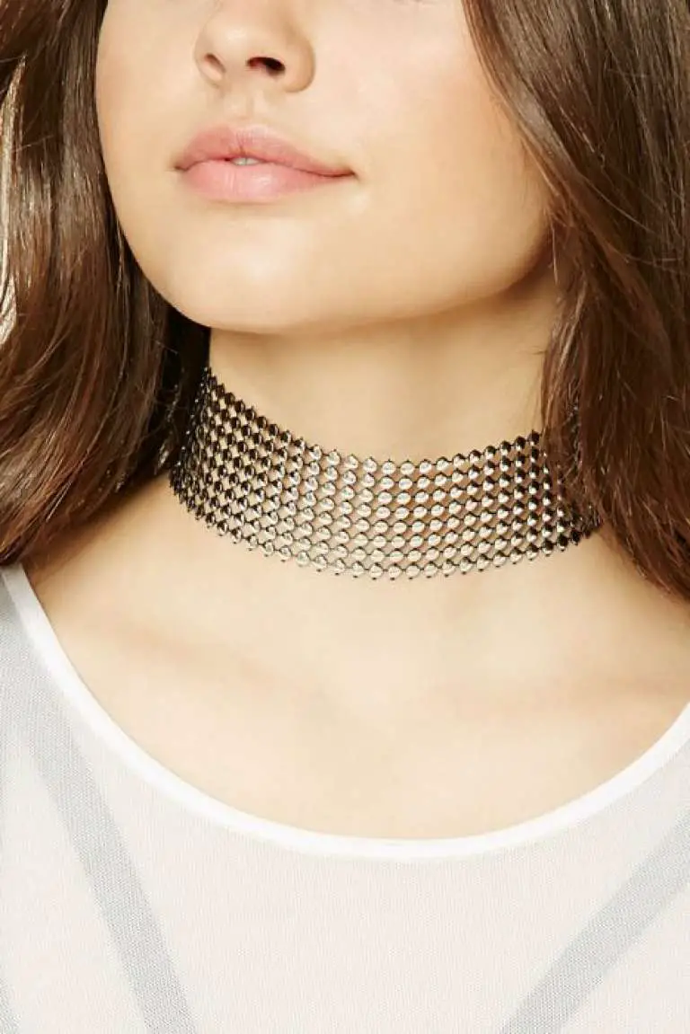 Chokers Y Gargantillas Choker Elegante De Terciopelo Con Perlas