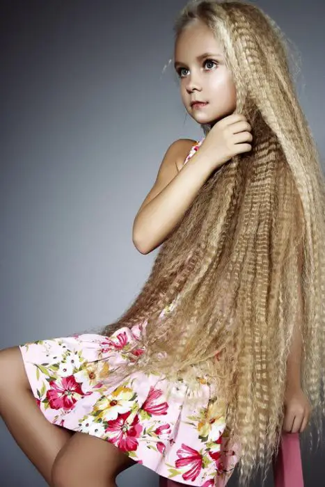 Remember the "crimped" hair craze!: 