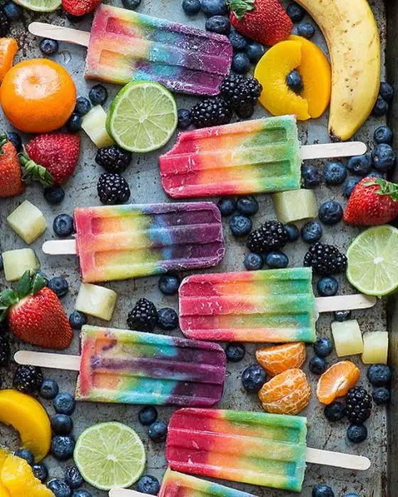 alimentos tipo arco iris