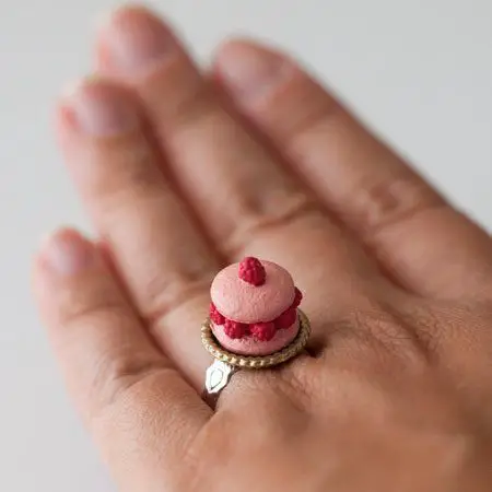 Kawaii Cute Japanese Miniature Food Ring by fingerfooddelight, .00: 