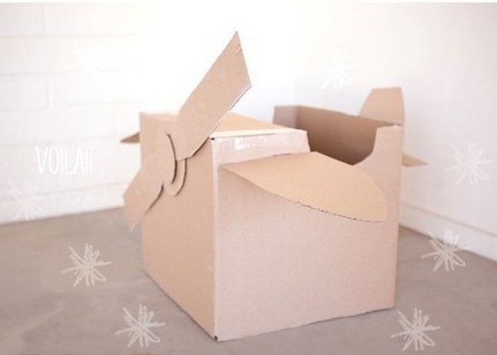 25 ideas de uso de cajas de cartón para que los niños jueguen y festivos 