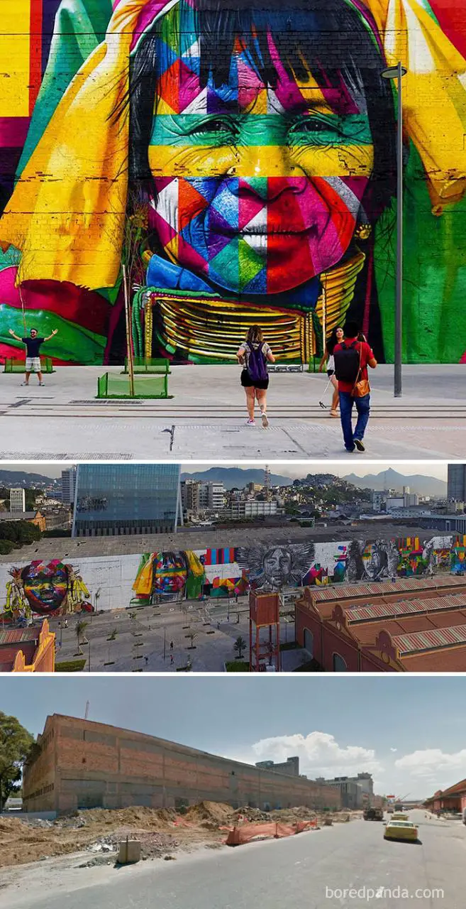 The Ethnicities, World’s Largest Street Mural  For The Rio Olympics, Rio De Janeiro, Brazil