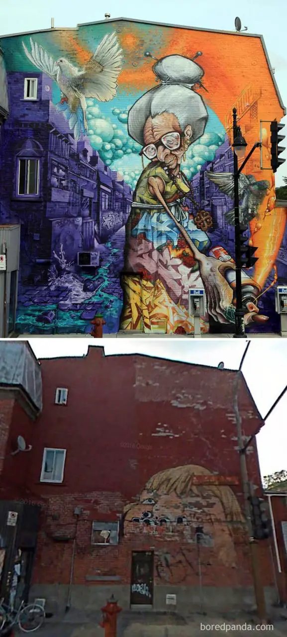Mural In Montreal, Canada