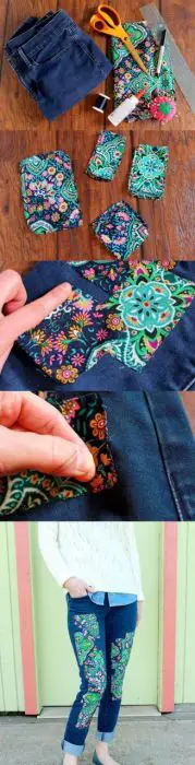 Clothing Tutorials DIY designed jeans