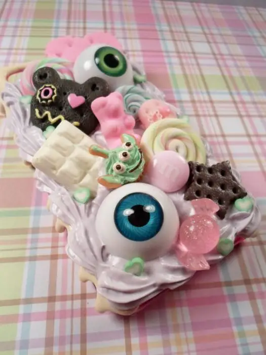 Sweet and Yucky Kawaii Decoden Deco Case for iPhone by Lucifurious, .00: 