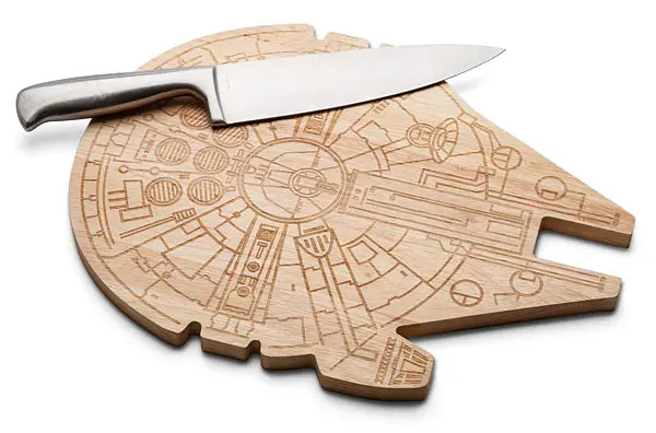 Star Wars Millennium Falcon Wooden Cutting Board
