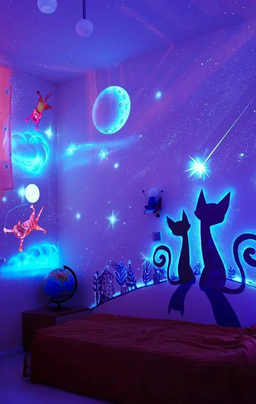 Amazing Glow in the Dark Paint! Why didn't they have this when I was a kid!?: 