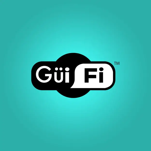 Logotipo de Wi-Fi mal escrito como "Güi Fi"