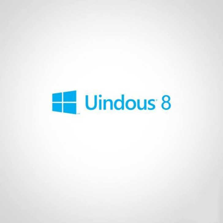 logotipo de Windows con la letra "uindous" 