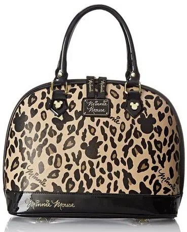 Disney Discovery- Minnie Mouse Leopard Loungefly Bag: 