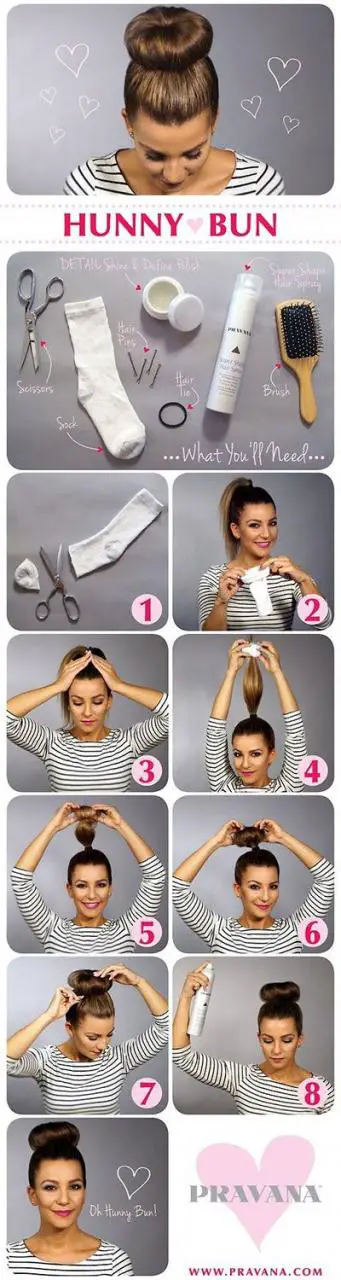14 Sock Bun Hacks, Tips and Tricks that’ll Save Your Life this Summer: 