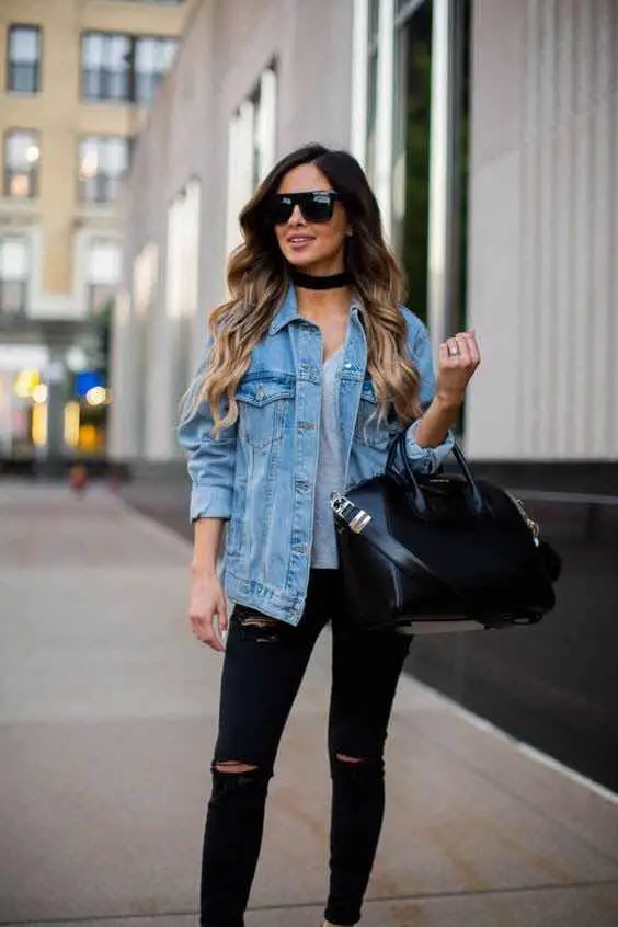 chaqueta jean outfit - Compra Online con Ofertas OFF50%