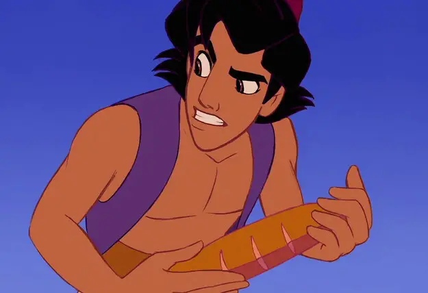 Oh, espera, pero Aladdin no lo hace.