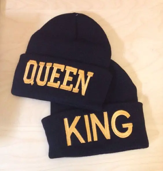 Hey, I found this really awesome Etsy listing at http://www.etsy.com/listing/121370619/queen-king-beanies-for-couples-with: 
