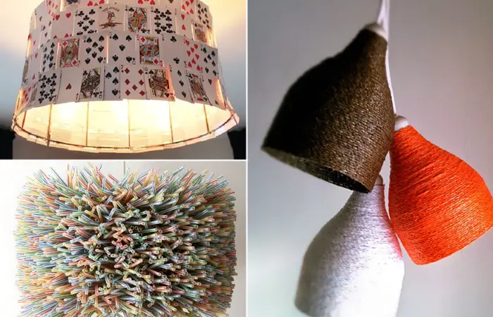 20 impresionantes lámparas que puedes hacer con cosas viejas