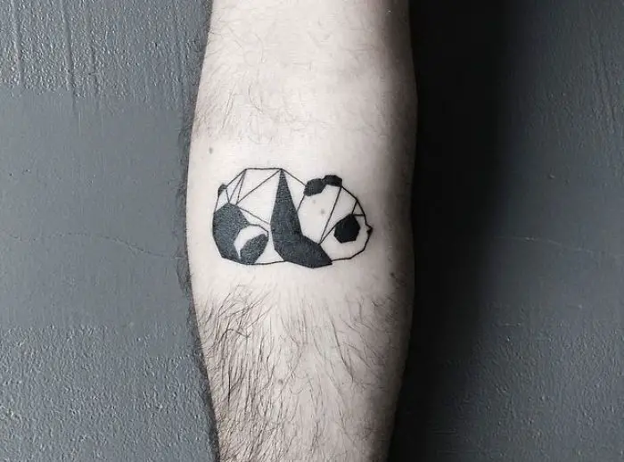 Panda tatuaje.