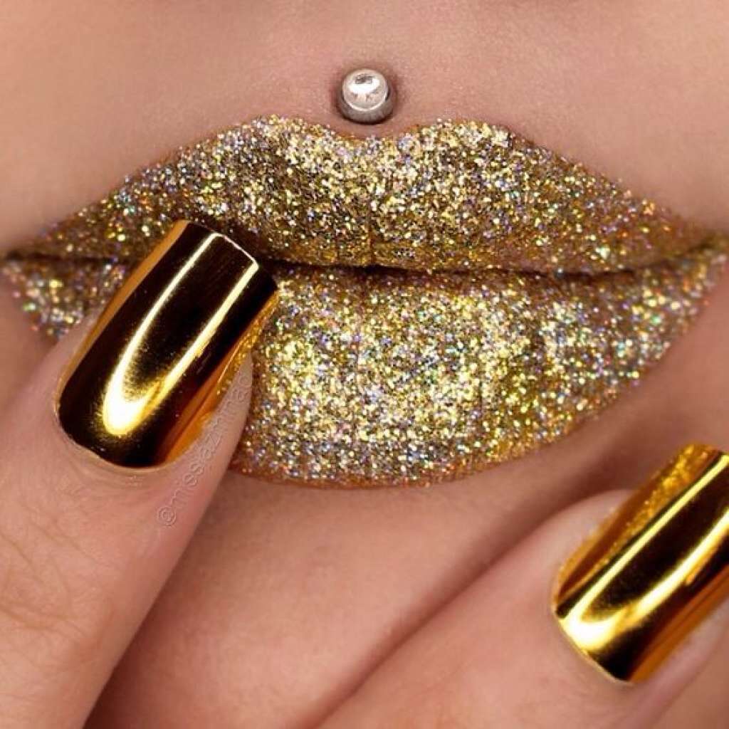 Glitter Lips Ideas De Como Llevar Tus Labios Escarchados