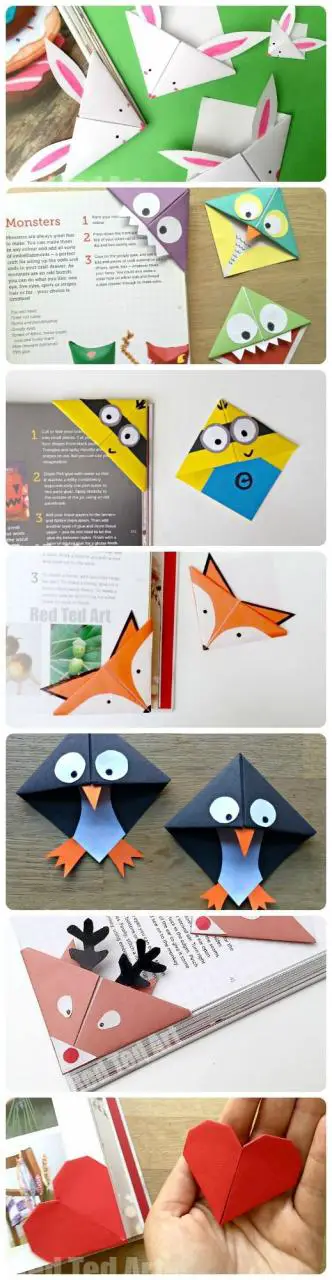 We adore making Bookmarks and these corner bookmarks are GREAT fun to make and give. So many different designs for all seasons - with more to come (check back regularly!!!!). From Bunny Bookmarks for Easter, to Minion Bookmarks for Minion fans. I adore the Monster version too.: 
