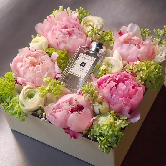 Caja de flores